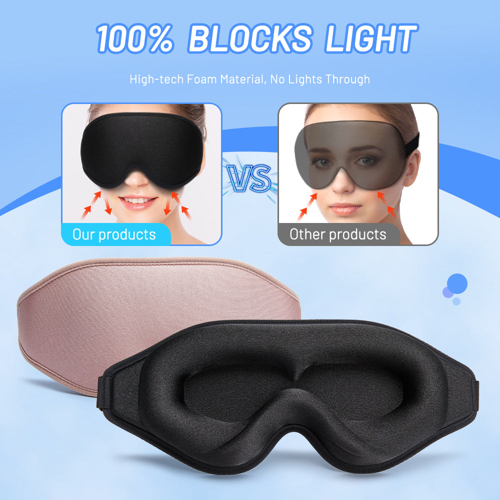 Wellora 3D Memory Foam Sleep Mask